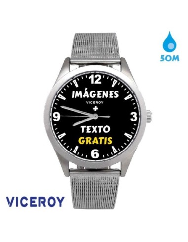 Reloj Personalizado Policía Nacional Unisex VICEROY Correa Malla Acero WR50