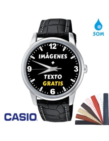 Reloj Vehículo Hombre CASIO Correa Piel WR50