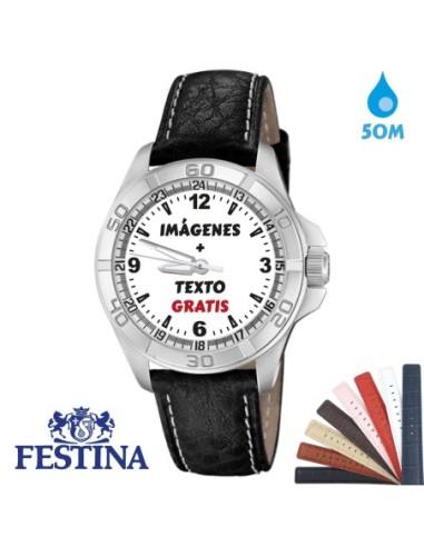 Reloj Vehículo Hombre FESTINA Correa Piel WR50